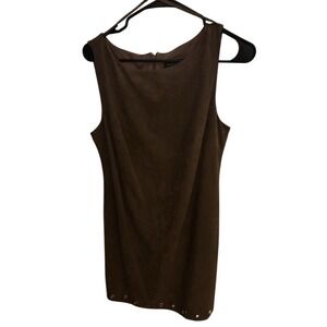 Jessica Howard Brown‎ Sleeveless Dress Casual Party Mini Cocktail